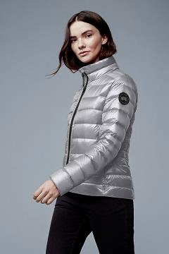 Chamarras Canada Goose Mujer México - Cypress Chaqueta De Plumas Black Label Blancos NZ0794615